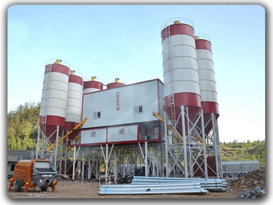 China 2x150m3/h de dosagem de concreto da planta fabricante, fornecedor