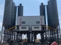 Fully automatic economical stationary secure control ready mix concrete batching plant automatic cement concrete mixing plant 